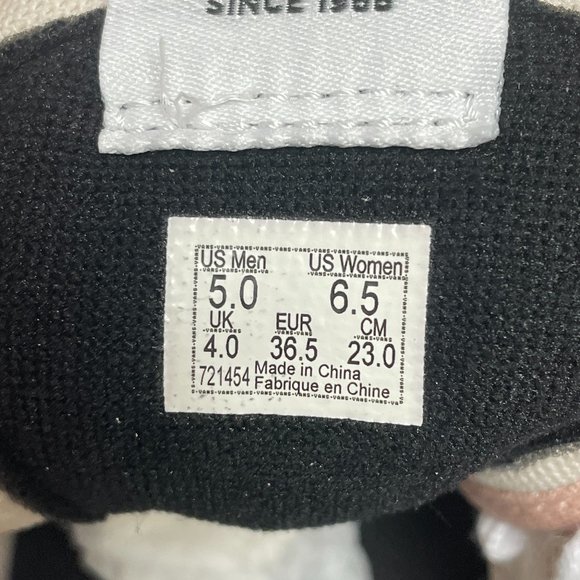 Vans Sk8 High Top Womens Casual Canvas Suede Shoes Pink VN0A5KY5W0D NEW Size 6.5 - Picture 6 of 6